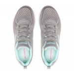 ⁦حذاء سكيتشرز ديناميت 2.0- هيب ستار للنساء لون رمادي- Skechers Women's Dynamight 2.0 - Hip Star Shoes‏⁩ - الصورة ⁦6⁩