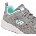 ⁦حذاء سكيتشرز ديناميت 2.0- هيب ستار للنساء لون رمادي- Skechers Women's Dynamight 2.0 - Hip Star Shoes‏⁩ - الصورة ⁦7⁩