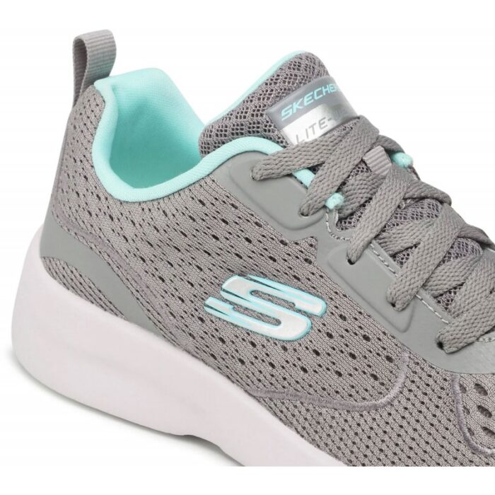 ⁦حذاء سكيتشرز ديناميت 2.0- هيب ستار للنساء لون رمادي- Skechers Women's Dynamight 2.0 - Hip Star Shoes‏⁩ - الصورة ⁦7⁩
