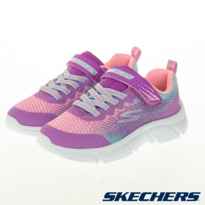 ⁦حذاء سكيتشرز جو رن فاست ايرثلي للأطفال لون بنفسجي وأخضر Skechers Kids" GOrun Fast Earthy Shoes⁩ - الصورة ⁦6⁩