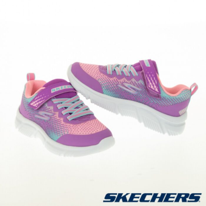 ⁦حذاء سكيتشرز جو رن فاست ايرثلي للأطفال لون بنفسجي وأخضر Skechers Kids" GOrun Fast Earthy Shoes⁩ - الصورة ⁦7⁩