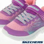 ⁦حذاء سكيتشرز جو رن فاست ايرثلي للأطفال لون بنفسجي وأخضر Skechers Kids" GOrun Fast Earthy Shoes⁩ - الصورة ⁦9⁩