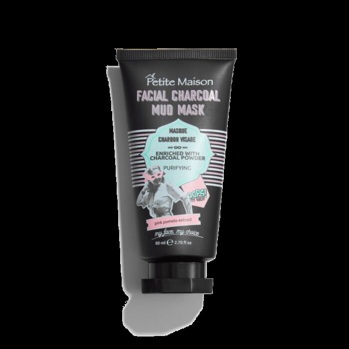⁦Petite Maison Facial Charcoal Mud Mask 80ml - قناع الطين بالفحم للوجه من بوتيت ميزون حجم 80 مل⁩ - الصورة ⁦2⁩