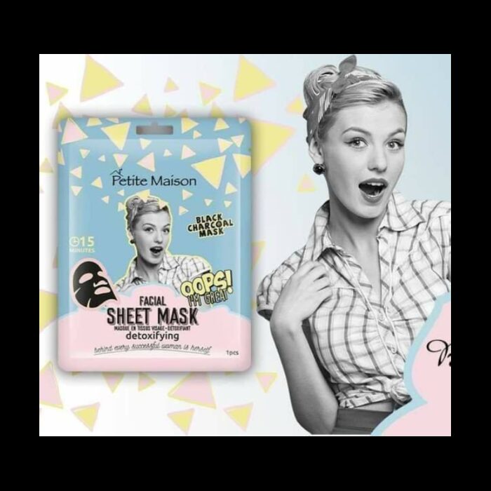 ⁦Petite Maison Detoxifying Facial Sheet Mask 25ML - ماسك ورقي للوجه مزيل للسموم من بوتيت ميزون حجم 25 مل⁩ - الصورة ⁦2⁩