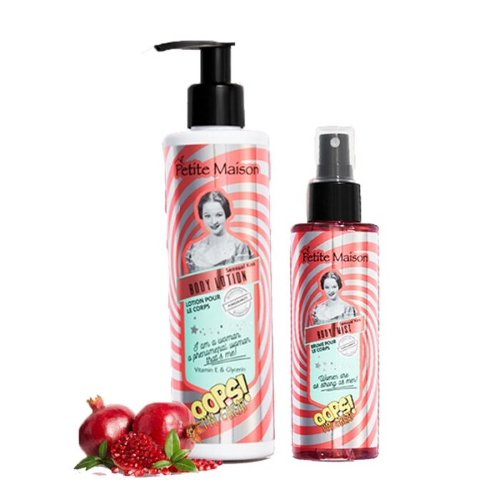 10328718_67db8f9577b0c طقم العناية بالجسم بنكهة الرمان قطعتين (لوشن الجسم + معطر للجسم ) - الصورة 1