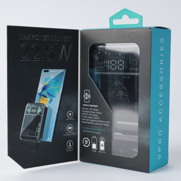 ⁦باور بانك محمول سعة 20000 ميلي امبير⁩ - الصورة ⁦4⁩