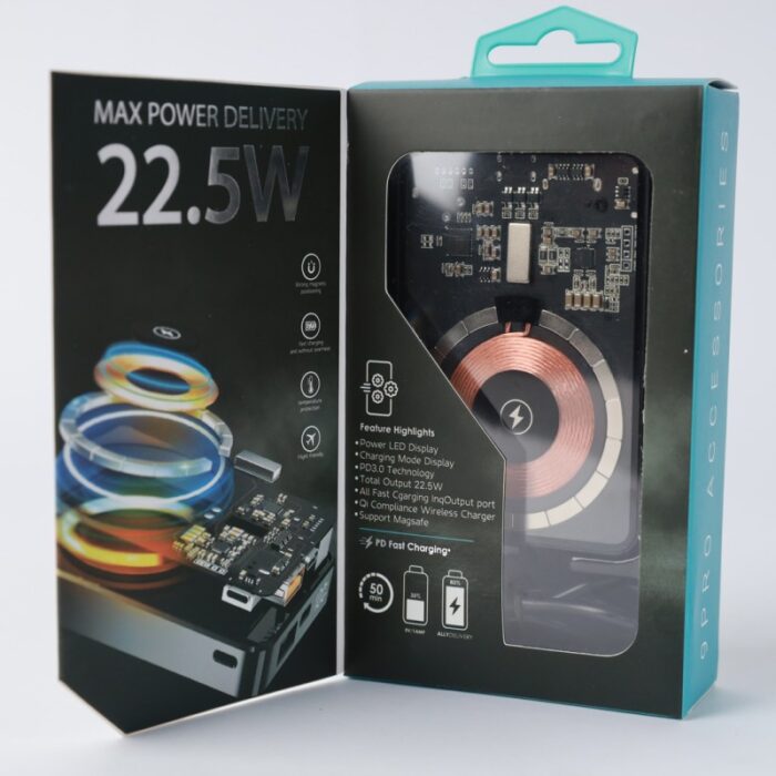 ⁦باور بانك لاسلكي مغناطيسي سعة 10000 ميلي امبير⁩ - الصورة ⁦6⁩