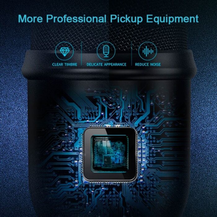 ⁦ميكروفون استوديو USB باللون الأسود⁩ - الصورة ⁦8⁩