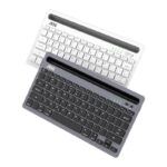 ⁦لوحة المفاتيح كيبورد بلوتوث متعدد الاجهزة لون أبيض- AOC KB701 Bluetooth Wireless Keyboard⁩ - الصورة ⁦3⁩