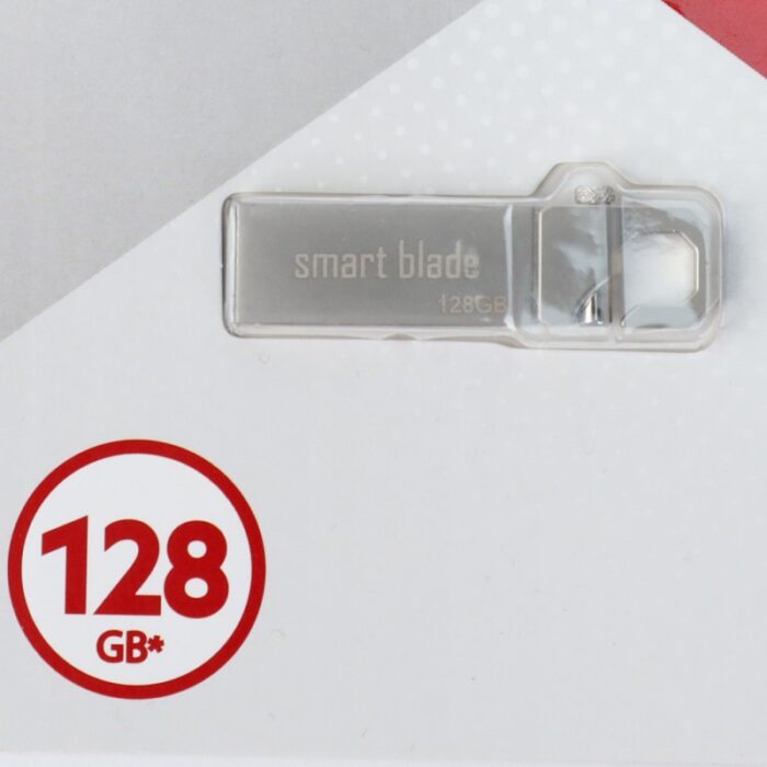 ⁦ذاكرة فلاش يو اس بي سعة 128 جيجا لون فضي⁩ - الصورة ⁦2⁩