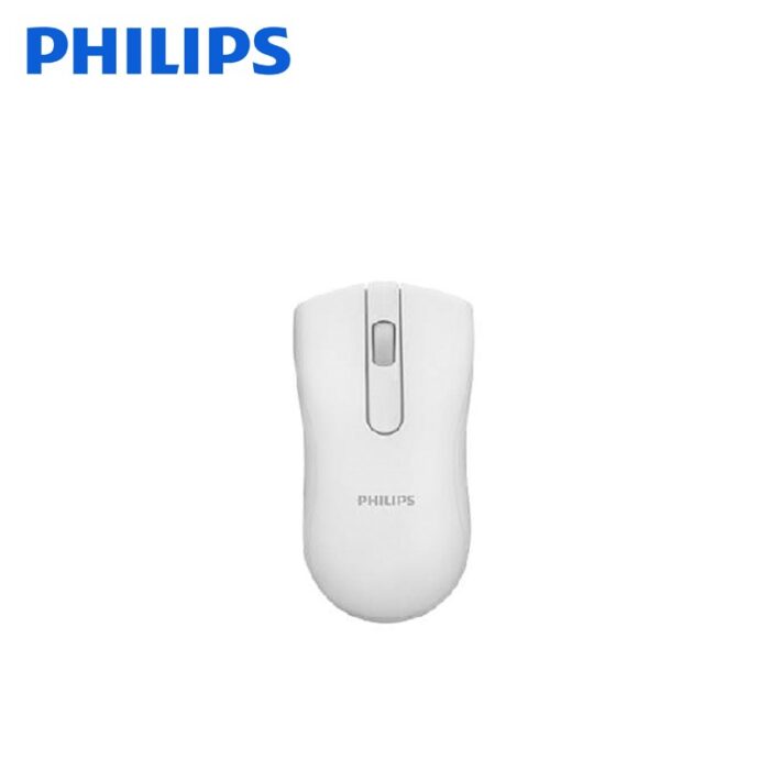 10328779_67db8ff73c845 ماوس لاسلكي لون أبيض من فيليبس M211W - الصورة 1