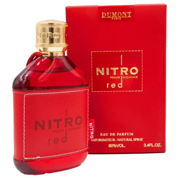 ⁦عطر نيترو ريد (الأحمر) من ديمونت للرجال سعة 100 مل - Nitro Red Pour Homme EDP By Dumont For Men 100ml⁩ - الصورة ⁦3⁩