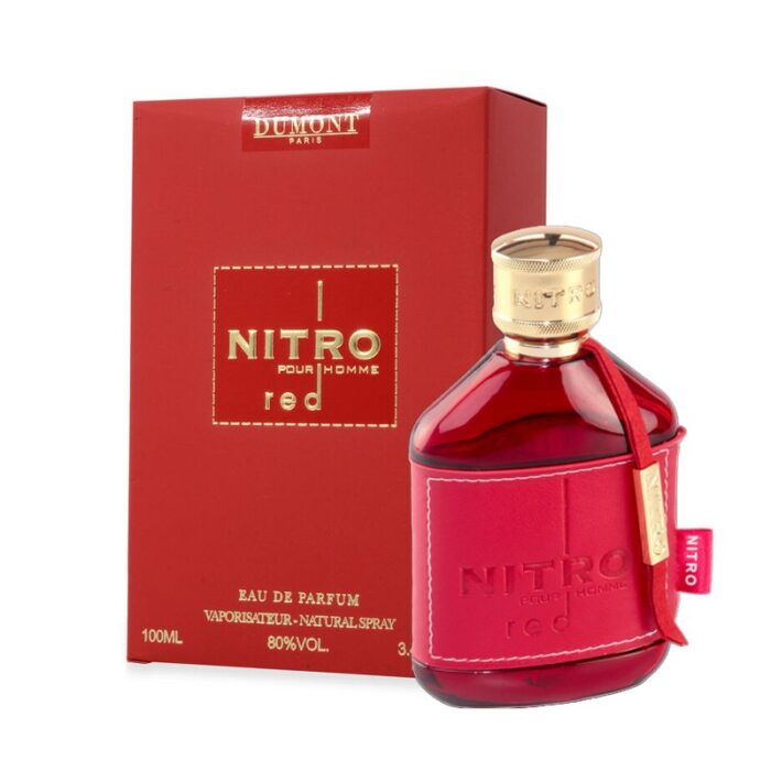 ⁦عطر نيترو ريد (الأحمر) من ديمونت للرجال سعة 100 مل - Nitro Red Pour Homme EDP By Dumont For Men 100ml⁩ - الصورة ⁦4⁩