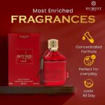 ⁦عطر نيترو ريد (الأحمر) من ديمونت للرجال سعة 100 مل - Nitro Red Pour Homme EDP By Dumont For Men 100ml⁩ - الصورة ⁦6⁩