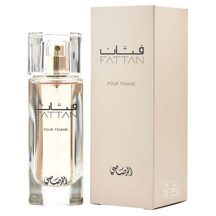 ⁦عطر فتان بور فيمي من الرصاصي للنساء 50مل-  Fattan Pour Femme EDP By Rasasi For Women 50ML⁩ - الصورة ⁦4⁩