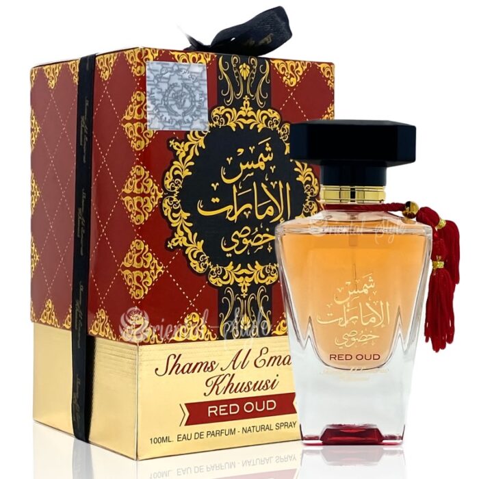 10328805_67db9005cdccb عطر شمس الامارات خصوصي من أرض الزعفران للجنسين 100مل- Shams Al Emarat Khususi Red Oud EDP By Ard al Zaafaran For Unisex 100ML - الصورة 1