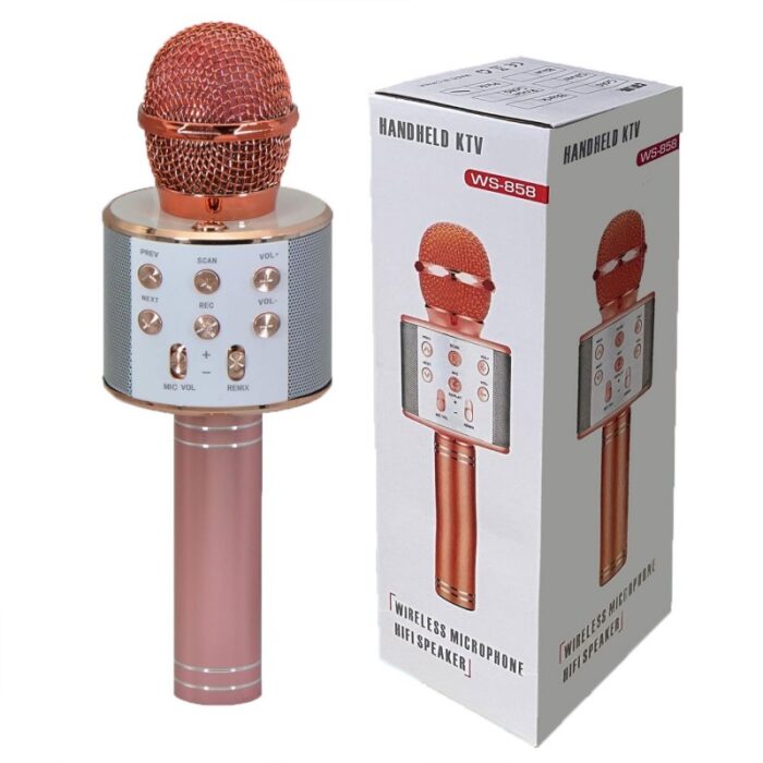 ⁦مايكروفون لاسلكي كاريوكي Wireless Bluetooth Karaoke Microphone Singing Handheld Smartpnone Speaker Mic for Home KTV Outdoor Party⁩ - الصورة ⁦3⁩