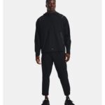 ⁦جاكيت أندر آرمرانستوببال ضد الماء للرجال لون أسود- Under Armour Men's Unstoppable Jacket⁩ - الصورة ⁦3⁩