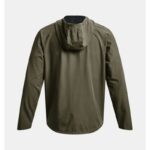 ⁦جاكيت أندر آرمرانستوببال ضد الماء للرجال لون زيتي- Under Armour Men's Unstoppable Jacket⁩ - الصورة ⁦7⁩