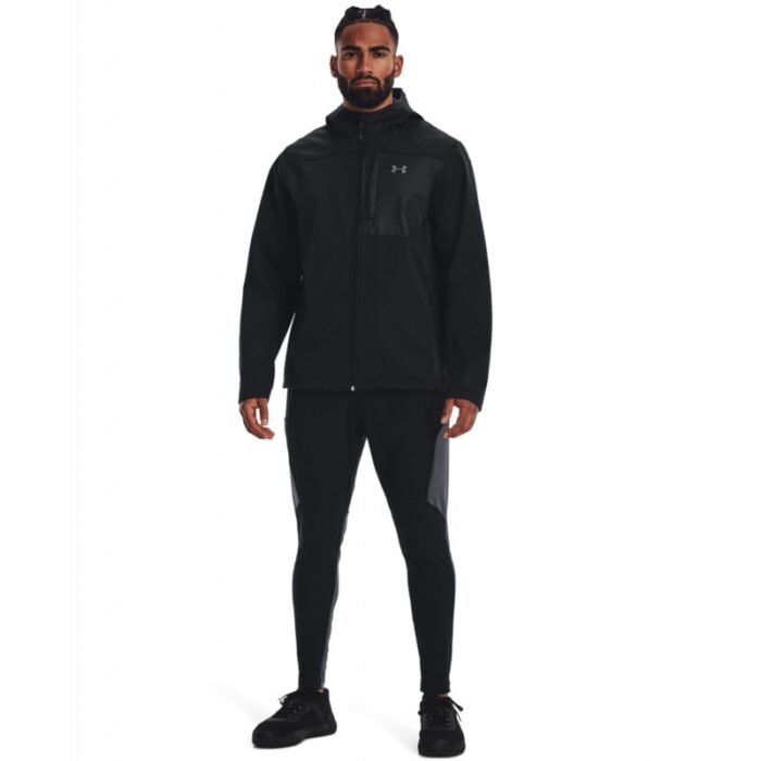 ⁦جاكيت أندر آرمر ستوم جولد جير انفرارد شيلد 2.0 ضد الماء للرجال لون أسود- Under Armour Men's Storm ColdGear Infrared Shield 2.0 Hooded Jacket⁩ - الصورة ⁦4⁩
