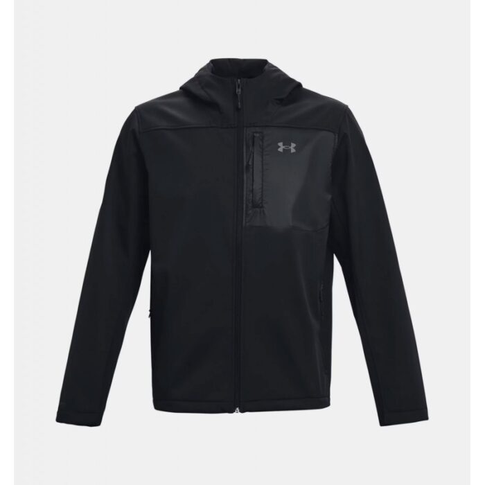 ⁦جاكيت أندر آرمر ستوم جولد جير انفرارد شيلد 2.0 ضد الماء للرجال لون أسود- Under Armour Men's Storm ColdGear Infrared Shield 2.0 Hooded Jacket⁩ - الصورة ⁦6⁩