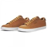 ⁦Kappa Mens' Logo Astrid 5 Shoes-حذاء كابا لوجو استريد 5 للرجال لون عسلي ونعل أبيض⁩ - الصورة ⁦4⁩