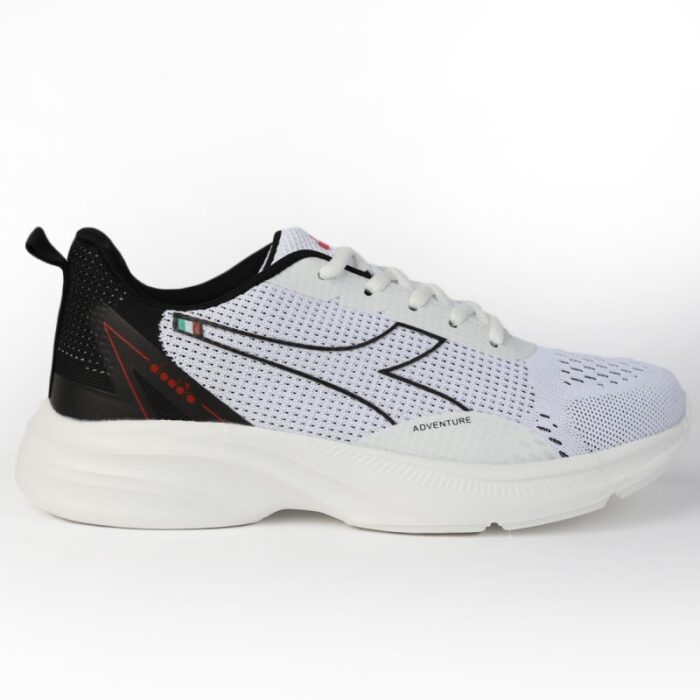 ⁦حذاء ديادورا كولتون للرجال لون أبيض وأسود ونعل أبيض - Diadora Men's Colton Shoes⁩ - الصورة ⁦7⁩