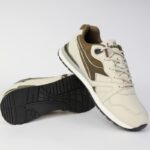 حذاء ديادورا إليراز للرجال لون طحيني وزيتي ونعل أبيض - Diadora Men's Eliraz Shoes