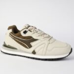 ⁦حذاء ديادورا إليراز للرجال لون طحيني وزيتي ونعل أبيض - Diadora Men's Eliraz Shoes⁩ - الصورة ⁦4⁩