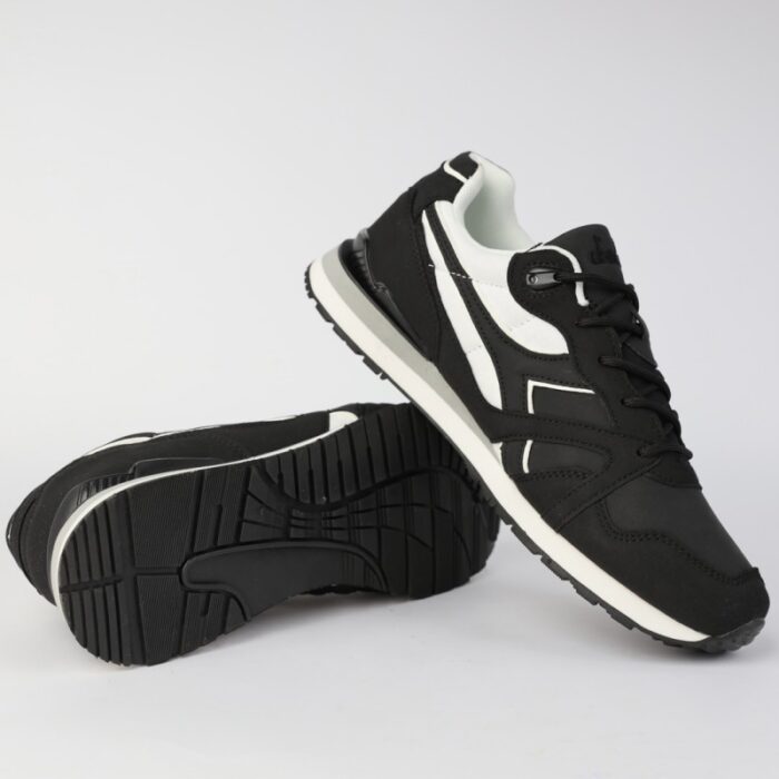 ⁦حذاء ديادورا إليراز للرجال لون أسود وأبيض ونعل أبيض - Diadora Men's Eliraz Shoes⁩ - الصورة ⁦6⁩