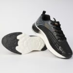 ⁦حذاء ديادورا جريتا للرجال لون أسود ورمادي ونعل أبيض - Diadora Men's Greta Shoes⁩ - الصورة ⁦4⁩