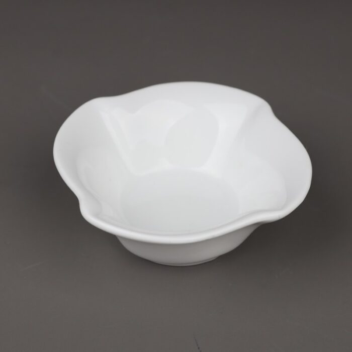 ⁦زبدية بورسلان حجم صغير لون أبيض قياس 11*11*4.5 سم⁩ - الصورة ⁦8⁩