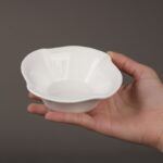 ⁦زبدية بورسلان حجم صغير لون أبيض قياس 11*11*4.5 سم⁩ - الصورة ⁦9⁩