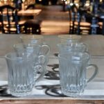 طقم كاسات شاي شفافة عدد 6 سعة 250 ملل