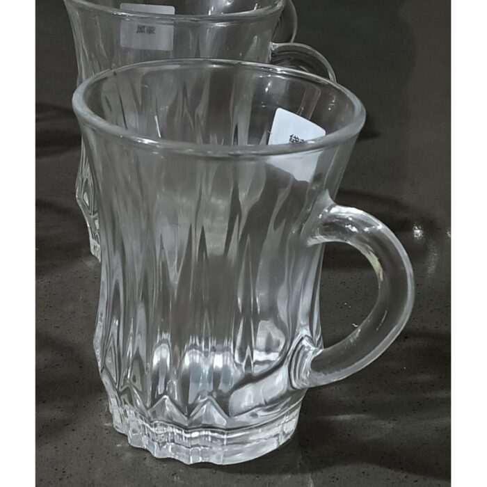 ⁦طقم كاسات شاي شفافة عدد 6 سعة 250 ملل⁩ - الصورة ⁦2⁩