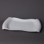 ⁦جاط بورسلان ثقيل لون أبيض قياس 32*22 سم⁩ - الصورة ⁦7⁩