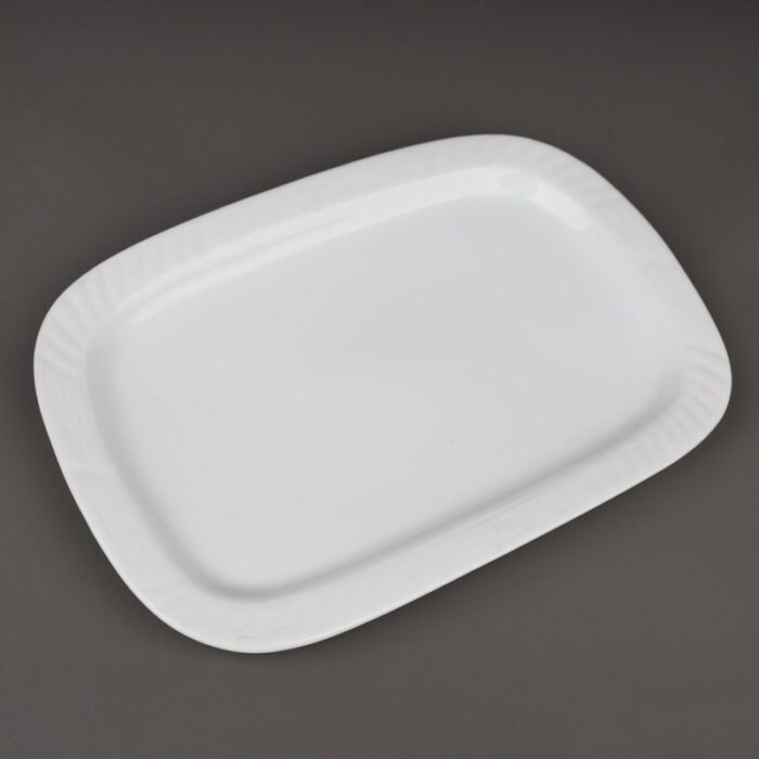 ⁦جاط بورسلان ثقيل حجم وسط لون أبيض قياس 30*20.8 سم⁩ - الصورة ⁦5⁩