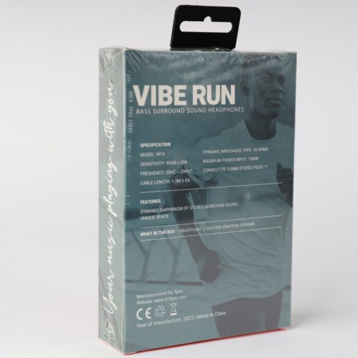 ⁦سماعات CIRCUIT مع وصلة AUX باللون الأسود⁩ - الصورة ⁦2⁩