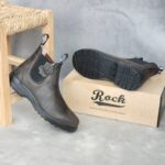 ⁦حذاء روك بسطار بدون أربطة موشح للرجال لون زيتي - Men’s Rock Shoes RX 555 B Oily⁩ - الصورة ⁦3⁩
