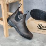 ⁦حذاء روك بسطار بدون أربطة موشح للرجال لون زيتي - Men’s Rock Shoes RX 555 B Oily⁩ - الصورة ⁦5⁩
