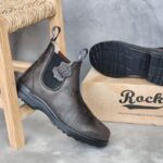 ⁦حذاء روك بسطار بدون أربطة موشح للرجال لون زيتي - Men’s Rock Shoes RX 555 B Oily⁩ - الصورة ⁦6⁩