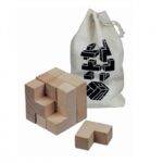 ⁦لعبة المربعات الخشبية مع كيس⁩ - الصورة ⁦2⁩