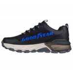 ⁦حذاء سكيتشرز ماكس بروتيكت- فاست تراك للرجال لون أسود ونعل أبيض وبيج- Skechers Men's Max Protect - Fast Track Shoes⁩ - الصورة ⁦4⁩