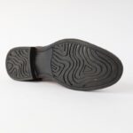 ⁦حذاء رسمي قصير الكاحل برباط لون عسلي⁩ - الصورة ⁦3⁩