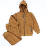 ⁦بجامة فليز بأكمام طويلة للأطفال لون كرميدي⁩ - الصورة ⁦3⁩