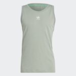 ر- adidas Mens' Essentials+ Made With Hemp Tank Top - Green