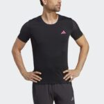 ⁦تيشيرت اديداس ادي زيرو للرجال لون أسود- adidas Mens' Adizero Tee - Black⁩ - الصورة ⁦4⁩