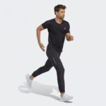 ⁦تيشيرت اديداس ادي زيرو للرجال لون أسود- adidas Mens' Adizero Tee - Black⁩ - الصورة ⁦6⁩