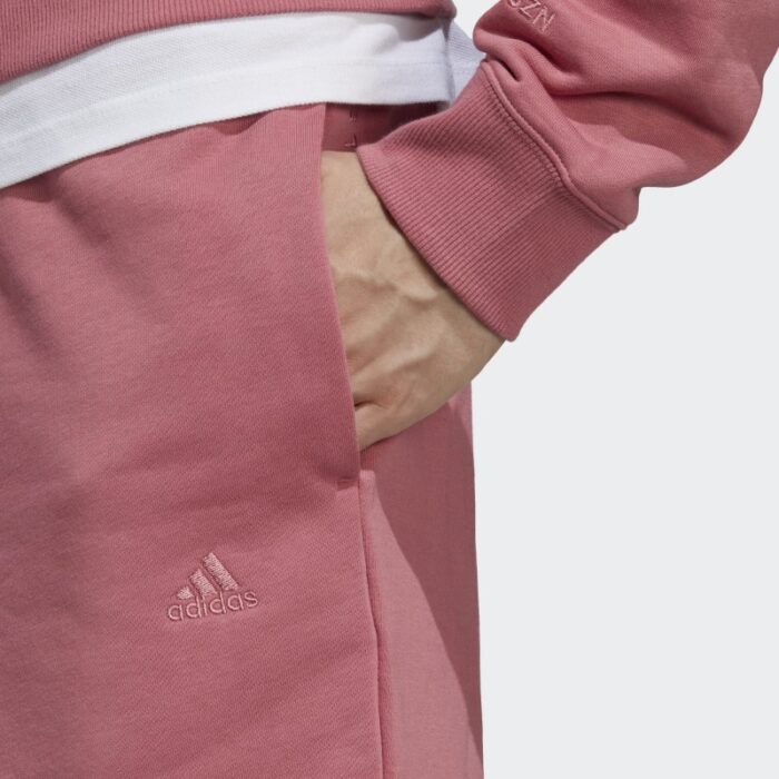 ⁦شورت اديداس فرينش تيري للرجال لون زهري غامق- adidas Mens ALL SZN French Terry Shorts - Pink⁩ - الصورة ⁦5⁩