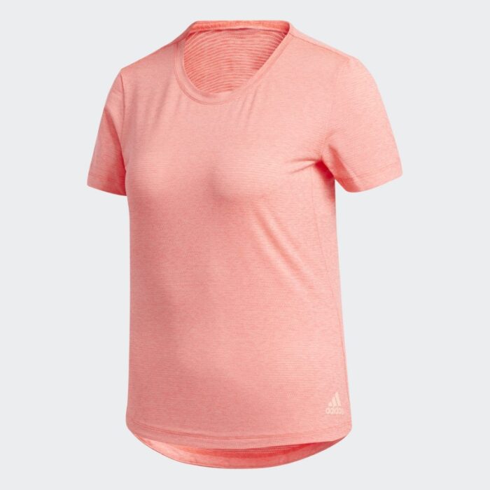 ⁦تيشيرت اديداس بولو بيرفورمانس للنساء لون زهري-adidas Womens' Polo Performance TShirt- Pink⁩ - الصورة ⁦2⁩